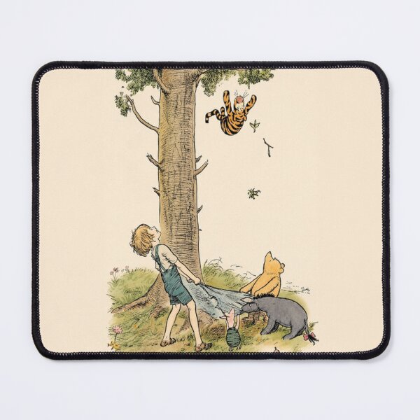 Item preview, Winnie the Pooh Vintage Storybook Tigger Tree Scene for Nursery Decor designed and sold by RickE.