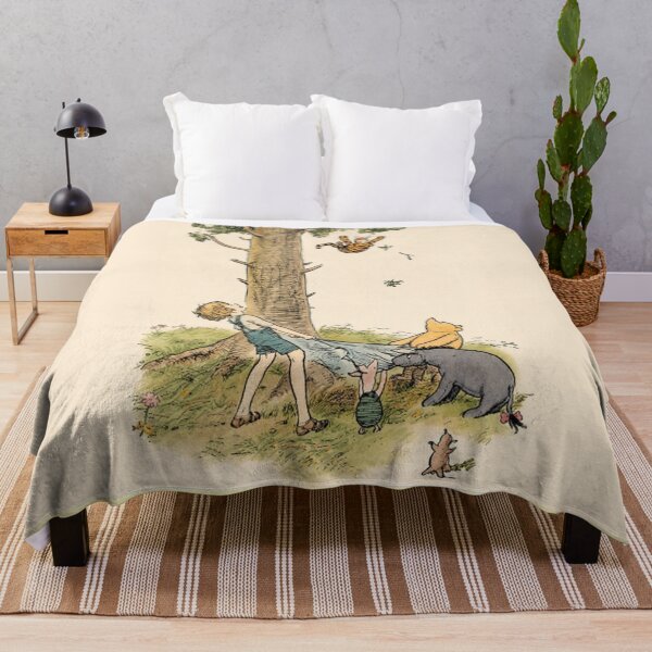 Item preview, Winnie the Pooh Vintage Storybook Tigger Tree Scene for Nursery Decor designed and sold by RickE.