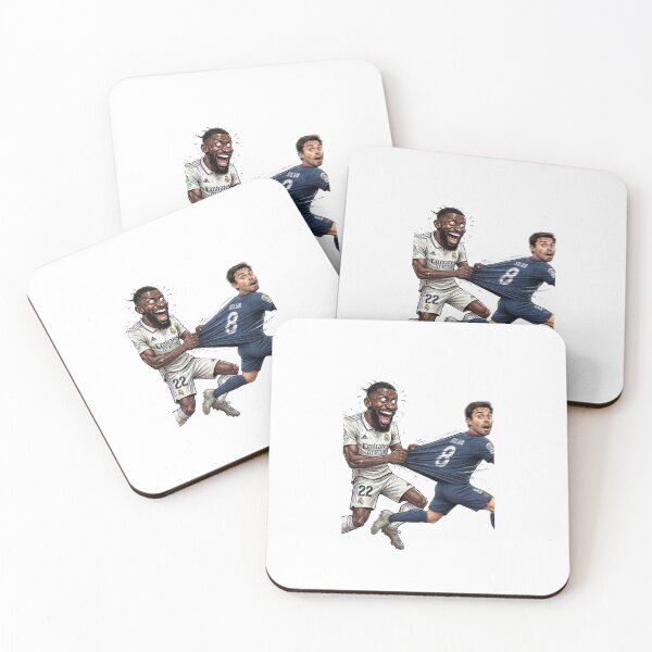 Item preview, Antonio Ruediger Pulling Bernardo Silva Shirt Funny Football Cartoon Art designed and sold by annaarthk.