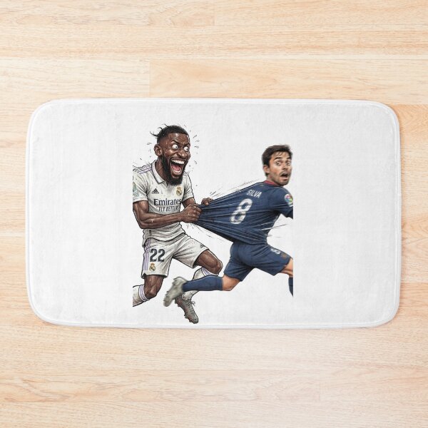 Item preview, Antonio Ruediger Pulling Bernardo Silva Shirt Funny Football Cartoon Art designed and sold by annaarthk.