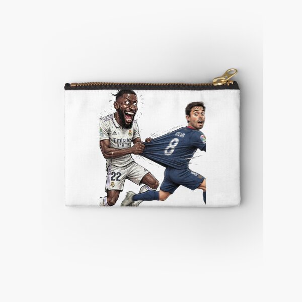 Item preview, Antonio Ruediger Pulling Bernardo Silva Shirt Funny Football Cartoon Art designed and sold by annaarthk.