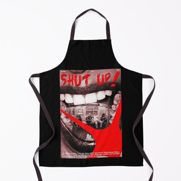 Item preview, SHUT UP Subway Manners - Underground Urban Streetwear Poster Design designed and sold by 101-Stor.