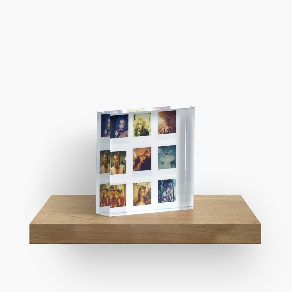 Stevie Polaroids Acrylic Block