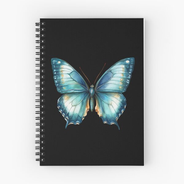 Item preview, Blue Butterfly on Light Background designed and sold by virdeiz.