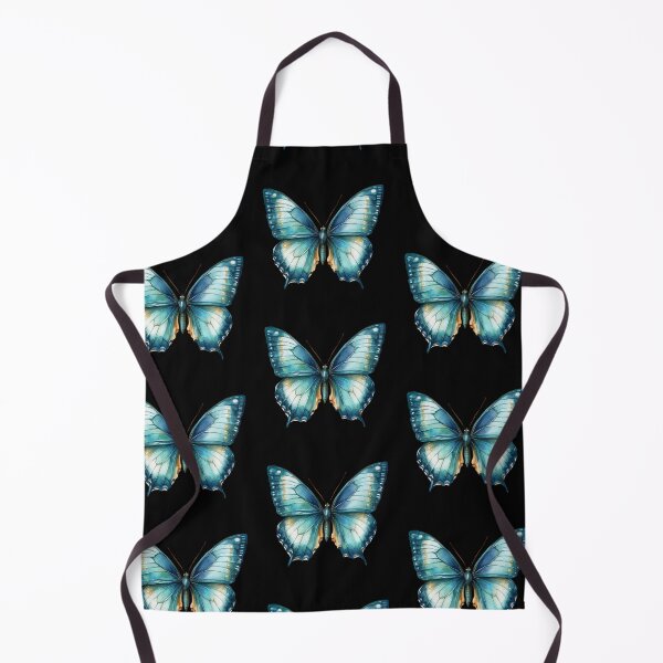 Item preview, Blue Butterfly on Light Background designed and sold by virdeiz.