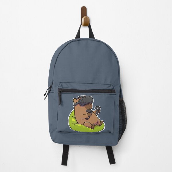 Item preview, Cozy Gamer Capybara in VR - Cute & Chill designed and sold by DoodleDropStore.