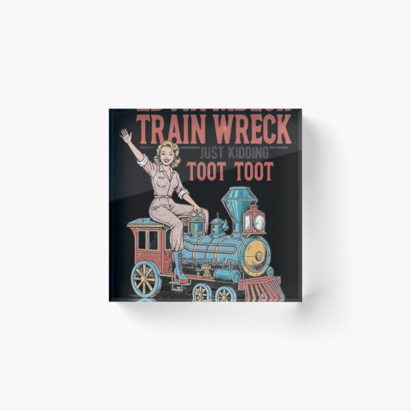 Item preview, Humorous Vintage Im Not Always A Train Wreck Funny designed and sold by miireishi.