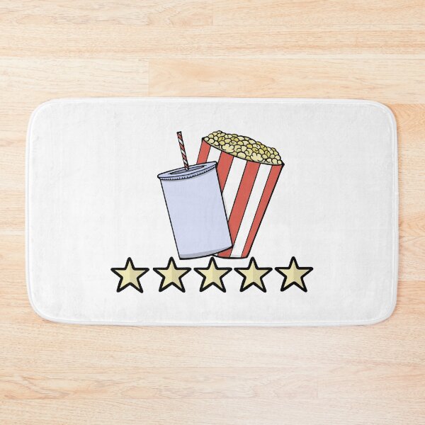 Item preview, 5 Star Movie Night Cinema Popcorn And Soda Review Illustration designed and sold by shopdiego.