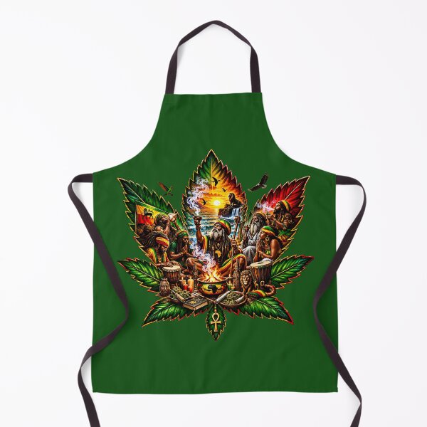 Item preview, Rastafari Sacred Gathering & Cannabis Leaf Art designed and sold by digitalbob60.