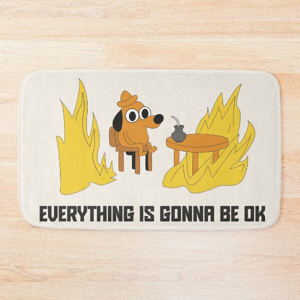 Item preview, Everything is Gonna Be Ok Illustration designed and sold by beboplab.