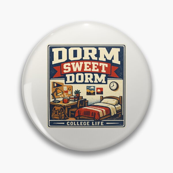 Item preview, Dorm Sweet Dorm College Life Retro Vintage designed and sold by SdForce.