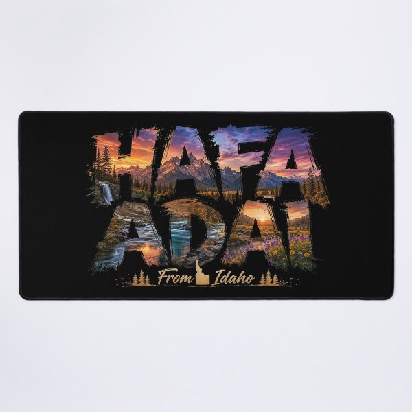 Item preview, Håfa Adai from Idaho: Gem State Mountain Majesty & Wild River Spirit designed and sold by BlissBlvdShop.