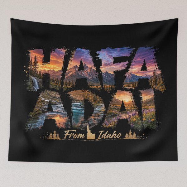 Item preview, Håfa Adai from Idaho: Gem State Mountain Majesty & Wild River Spirit designed and sold by BlissBlvdShop.