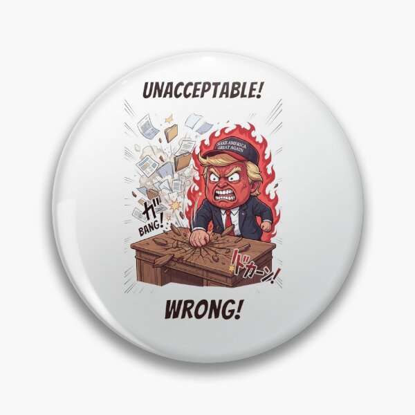 Item preview,  Unacceptable Wrong Angry Boss Anime Style Meme Design designed and sold by annaarthk.