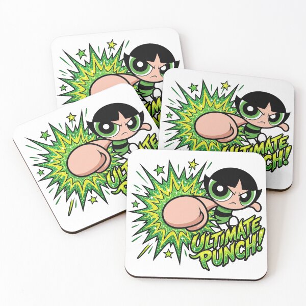 Item preview, Buttercup Ultimate Punch - Green Glitter Comic Art designed and sold by 0Zetgest.