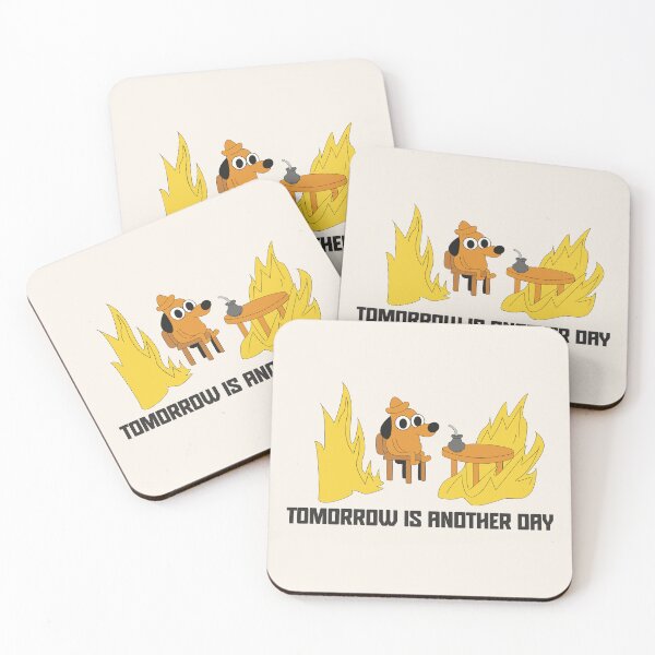 Item preview, This is Fine Meme Illustration designed and sold by beboplab.