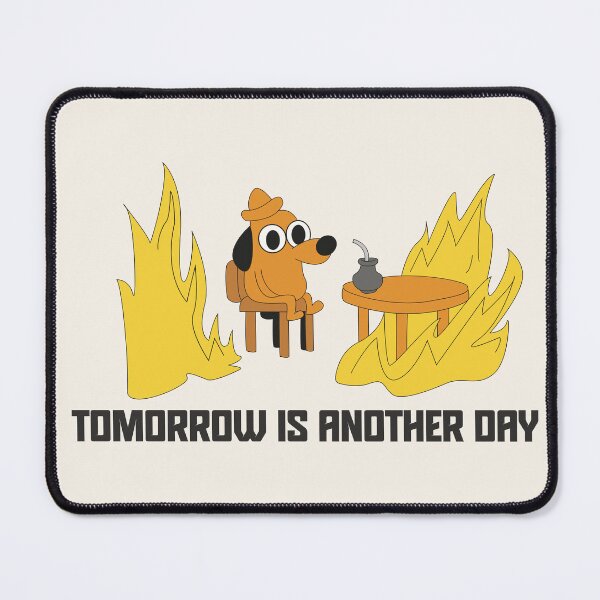 Item preview, This is Fine Meme Illustration designed and sold by beboplab.