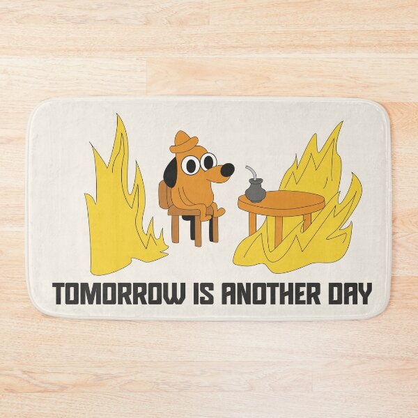 Item preview, This is Fine Meme Illustration designed and sold by beboplab.