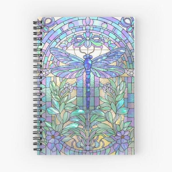 Item preview, Iridescent Dragonfly Stained Glass designed and sold by LaRoach Digital Arts.