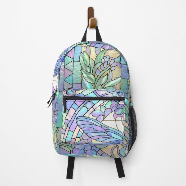 Item preview, Iridescent Dragonfly Stained Glass designed and sold by LaRoach Digital Arts.