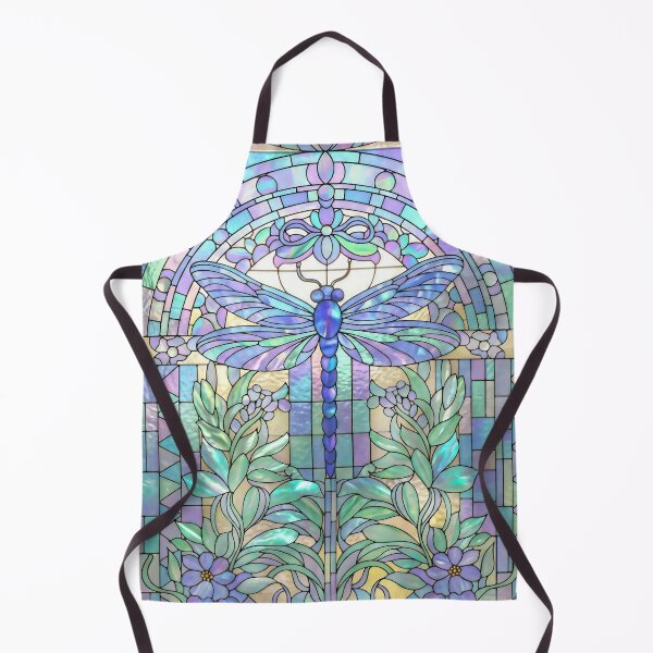 Item preview, Iridescent Dragonfly Stained Glass designed and sold by LaRoach Digital Arts.