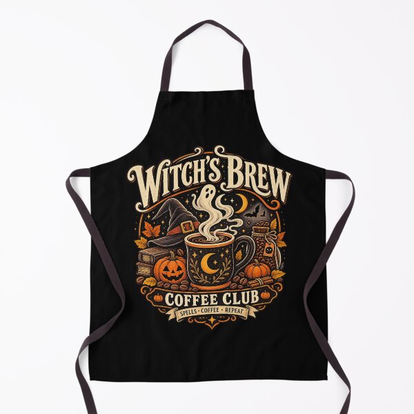 Item preview, Witch's Brew Coffee Club Vintage Spooky Ghost Caffeine designed and sold by SdForce.