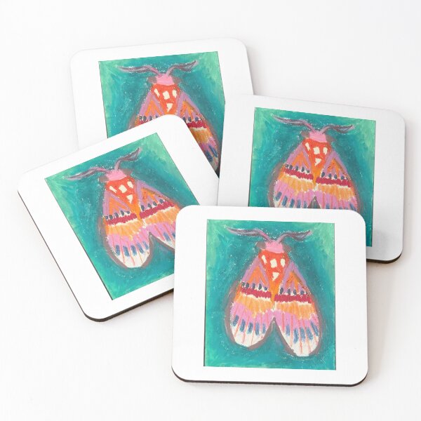Item preview, Colorful Moth in Oil PASTEL designed and sold by HappilyEnzo.