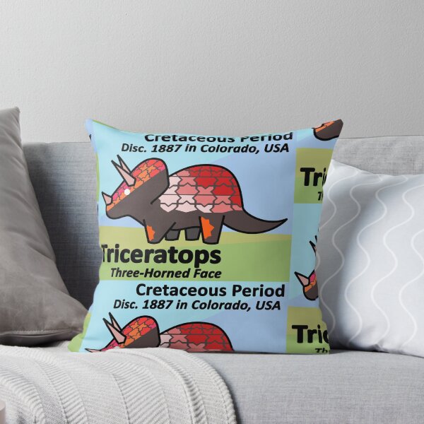 Item preview, Geometric Triceratops - Colorado Fossil Prehistoric Art designed and sold by JayMakesTiktok.