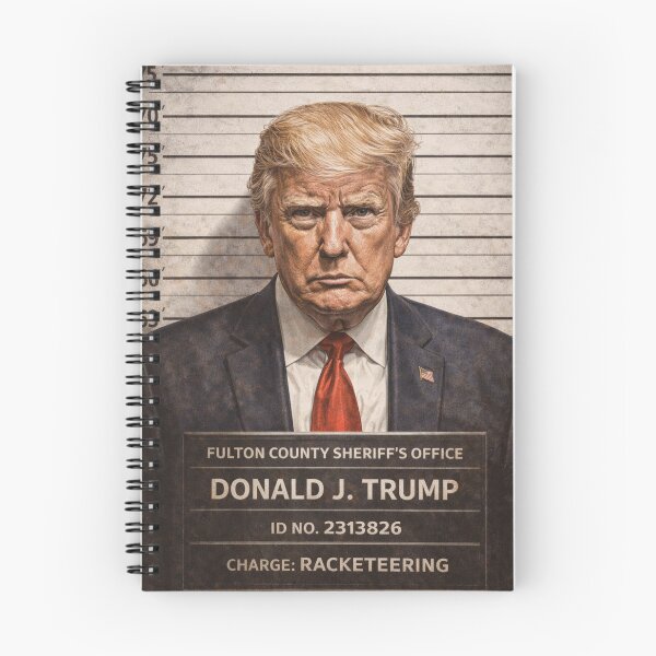 Item preview, U.S.A. President Mug Shot For Racketeering designed and sold by Kathleen M Bush.