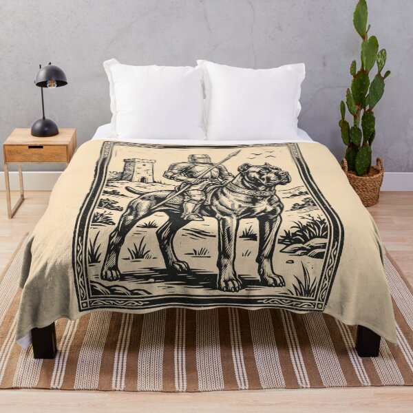 Item preview, Medieval Knight Cane Corso Dog Rider Vintage Fantasy designed and sold by Y-Vibes.