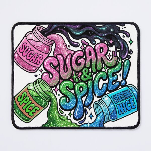 Item preview, Sugar and Spice Chemical X - Glitter Recipe Sticker designed and sold by 0Zetgest.