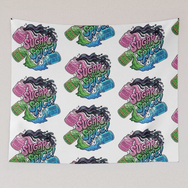 Item preview, Sugar and Spice Chemical X - Glitter Recipe Sticker designed and sold by 0Zetgest.