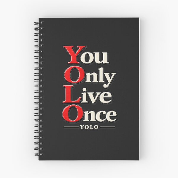 Item preview, YOLO — You Only Live Once Minimalist Black & White designed and sold by VzerosDigital.