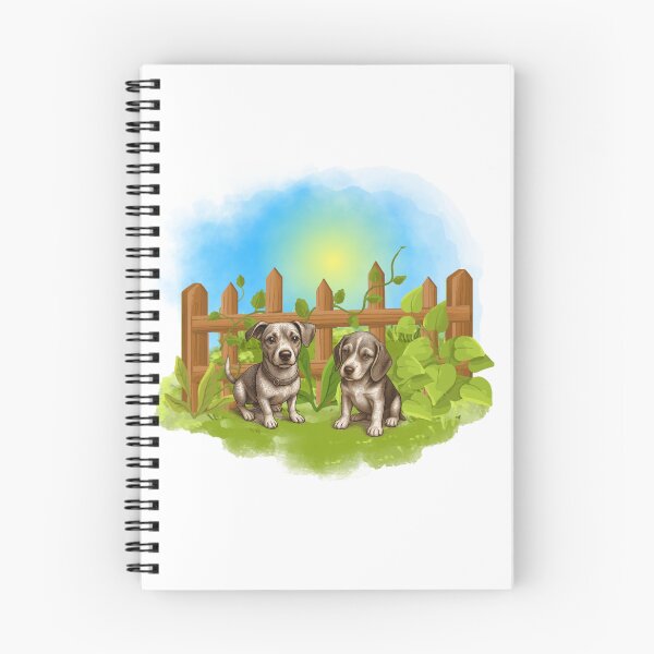 Item preview, Jack Russell and Beagle Puppies in a Garden designed and sold by jwturcott.