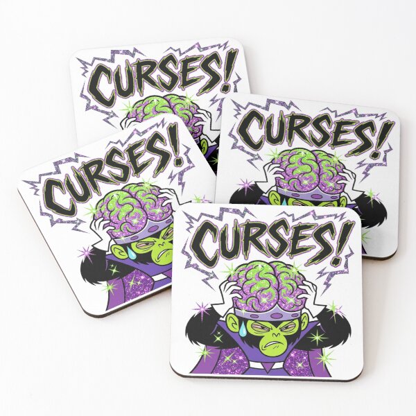 Item preview, Mojo Jojo Curses - Purple & Green Glitter Villain Art designed and sold by 0Zetgest.