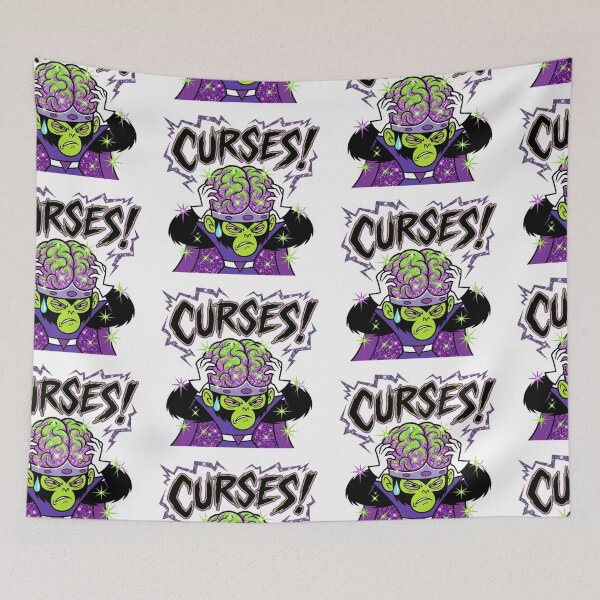 Item preview, Mojo Jojo Curses - Purple & Green Glitter Villain Art designed and sold by 0Zetgest.