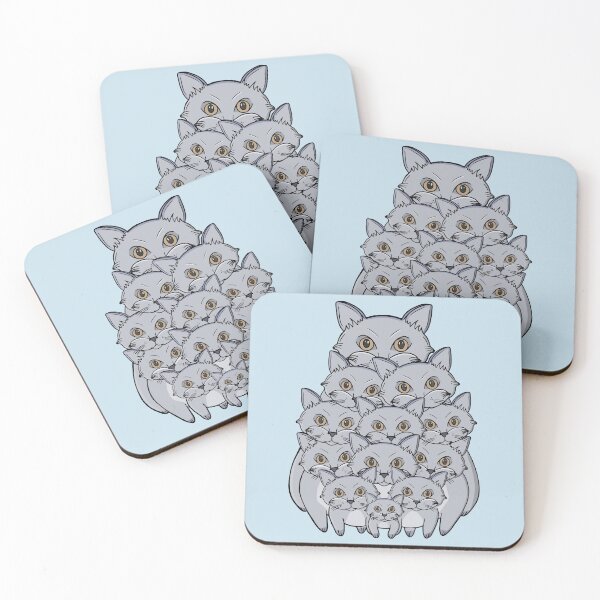 Item preview, Cute Stacked Cats Tower Funny Grey Kitten Pile Illustration designed and sold by shopdiego.