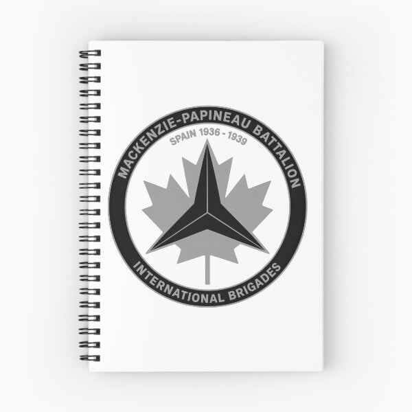 Item preview, Mackenzie Papineau Battalion International Brigades Antifascist Emblem Print designed and sold by PinUpPizzazz.