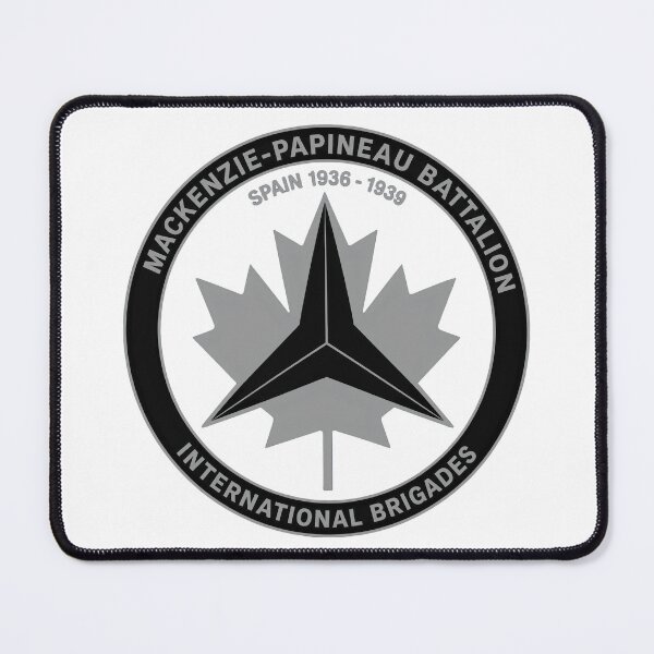 Item preview, Mackenzie Papineau Battalion International Brigades Antifascist Emblem Print designed and sold by PinUpPizzazz.