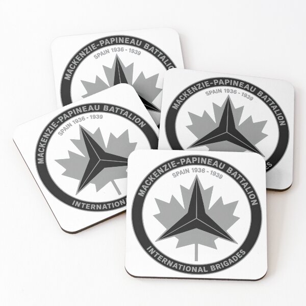 Item preview, Mackenzie Papineau Battalion International Brigades Antifascist Emblem Print designed and sold by PinUpPizzazz.