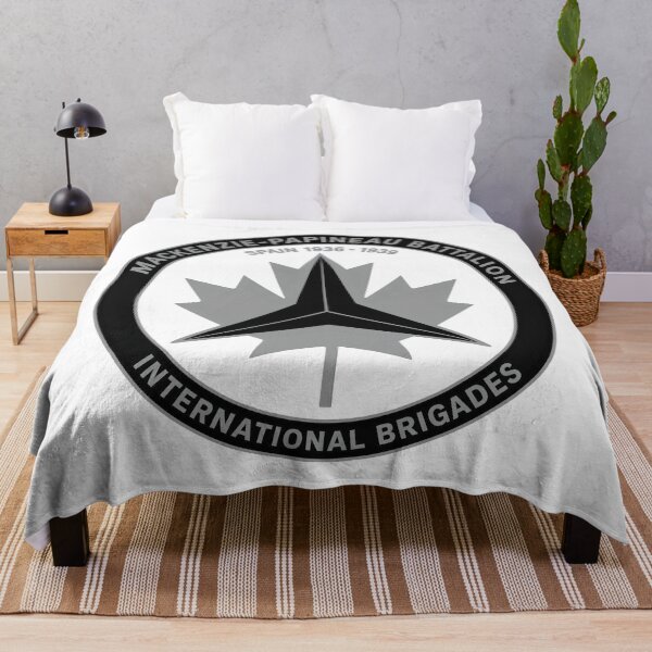 Item preview, Mackenzie Papineau Battalion International Brigades Antifascist Emblem Print designed and sold by PinUpPizzazz.