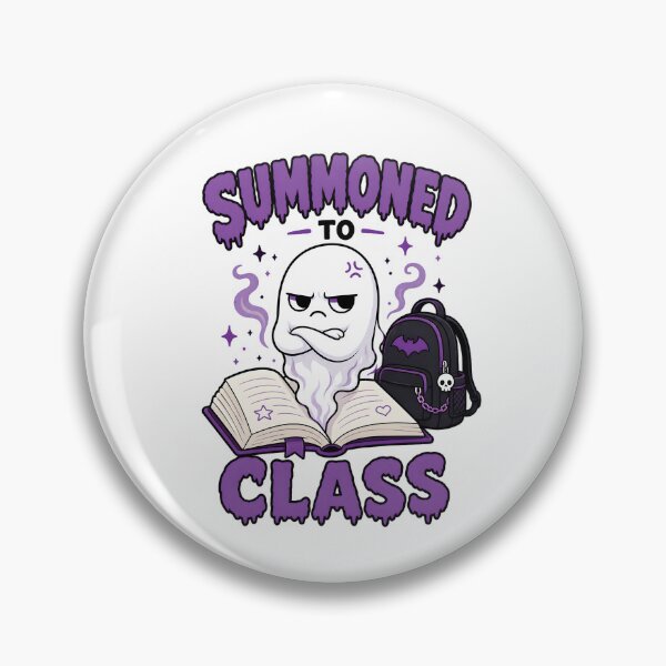 Item preview, Ghost Summoned to Class Spooky School Humor designed and sold by Artmares.