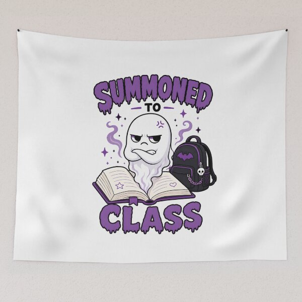 Item preview, Ghost Summoned to Class Spooky School Humor designed and sold by Artmares.