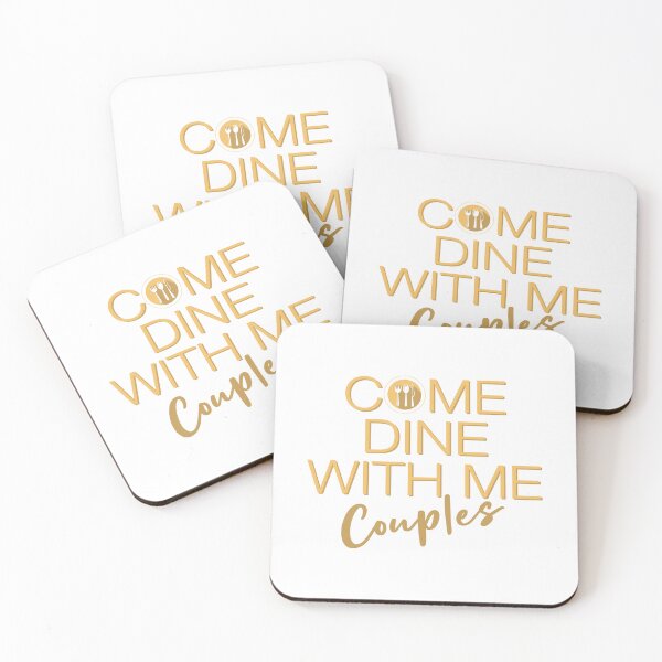 Item preview, Come Dine With Me…Couples II (Yellow on White) designed and sold by PawsitiveMum3.