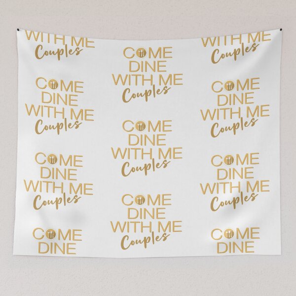 Item preview, Come Dine With Me…Couples II (Yellow on White) designed and sold by PawsitiveMum3.