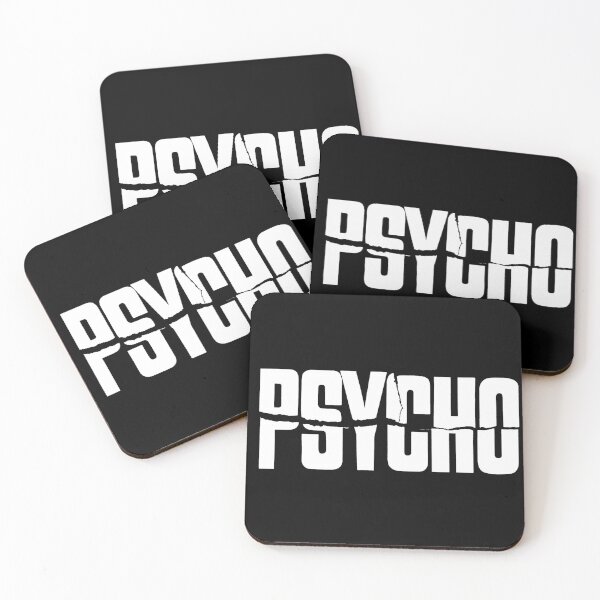 Item preview, Fractured PSYCHO Bold Cracked Typography designed and sold by Terry Bain.