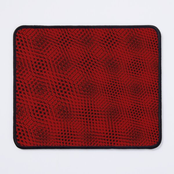 Item preview, Honeycomb Red Pattern designed and sold by Shy Fractal Designs.