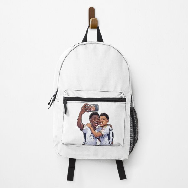 Item preview, Real Madrid Vini and Bellingham Funny Selfie Cartoon Art designed and sold by annaarthk.