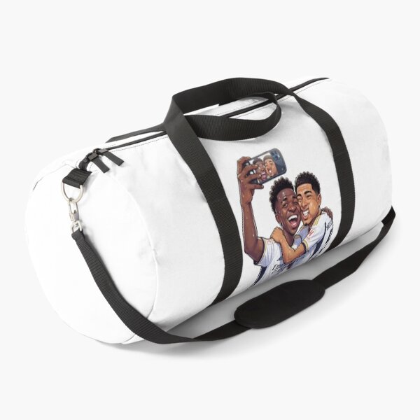 Item preview, Real Madrid Vini and Bellingham Funny Selfie Cartoon Art designed and sold by annaarthk.