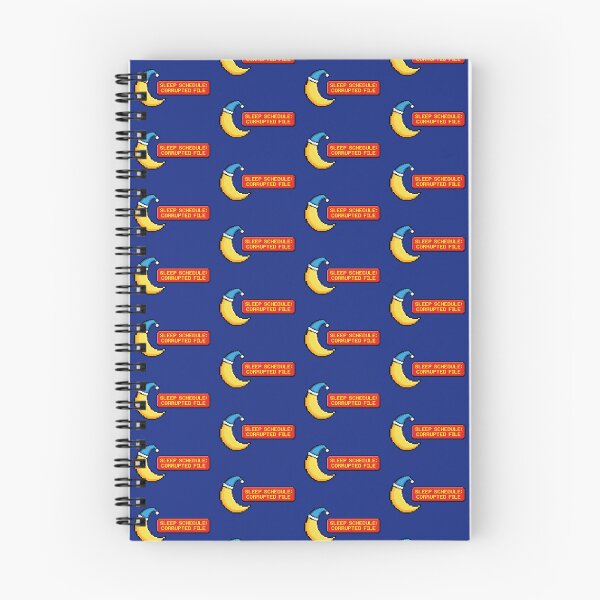 Item preview, SLEEP SCHEDULE: CORRUPTED FILE designed and sold by BRIGHT BITS BOUTIQUE.